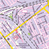 Карта города Бреста с указанием расположения колледжа